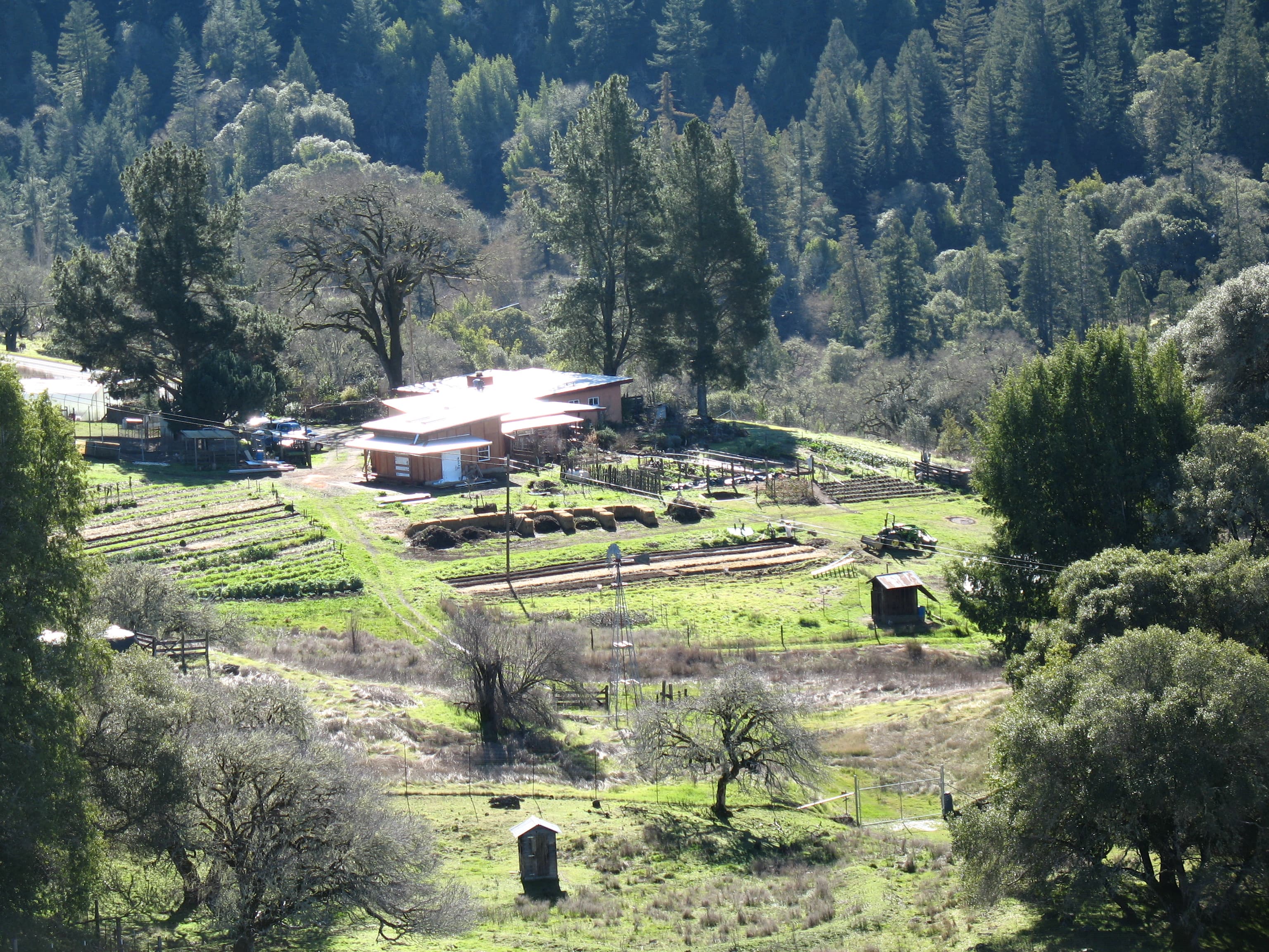 Farm from the petit teton.